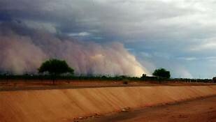 er staken 'dust-storms' op