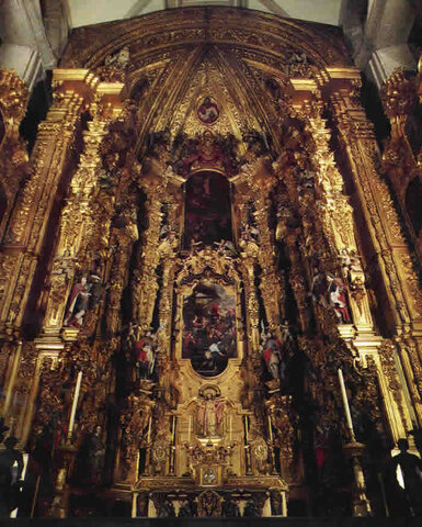 Construcción del Retablo de los Reyes en la Catedral de México (1717)