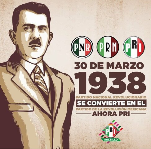 1938 Partido de la Revolución Mexicana