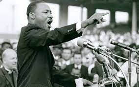 Movimiento afroamericano Luther King y Malcom X