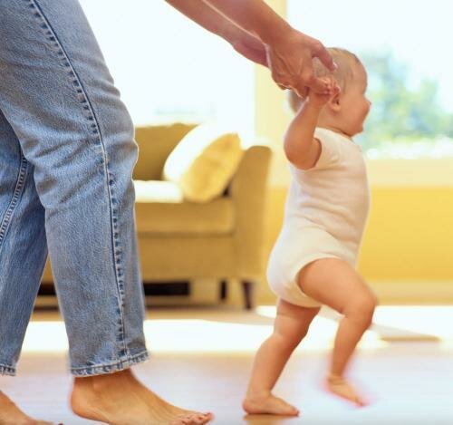 I learn to talk and walk