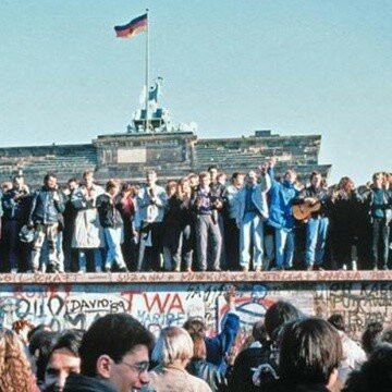 Caída del muro de Berlín.