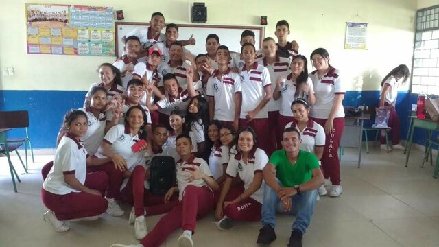 My first day in high school