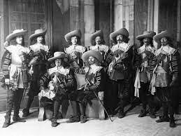 Se desarrollan los Mosqueteros franceses