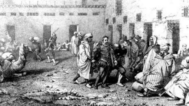 Liberacion de Cervantes en Argel