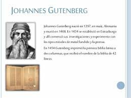 Creacion de la imprenta