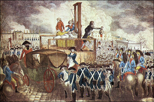 Lodewijk sterft onder de guillotine