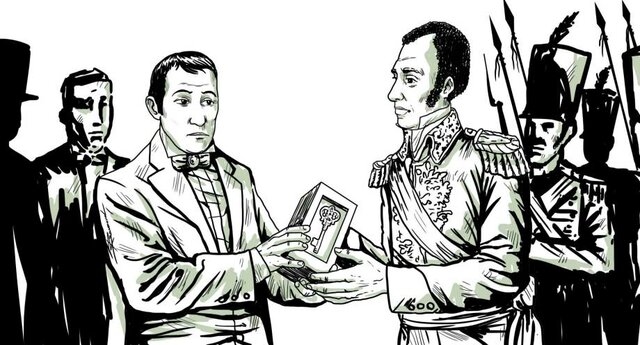 Núñez de Cáceres le entrega el poder a Boyer