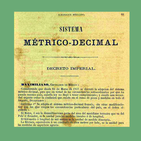 Sistema métrico obligatorio