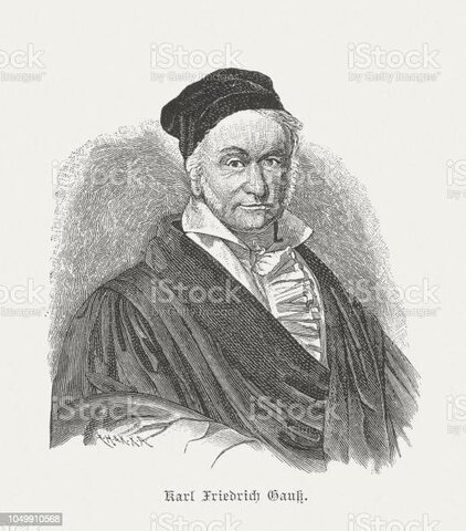 Carl Friedrich Gauss - Matemático (1777 - 1855)