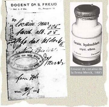Freud publica sus primeros artículos con el uso de la cocaína con fines terapéutico