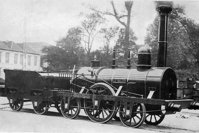 Eerste spoorlijn gereed in engeland