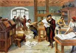 Invención de la imprenta y Descubrimiento de América