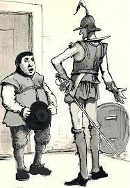 El Quijote en busca del escudero