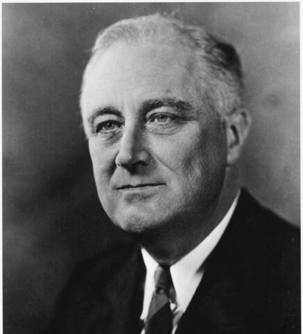 Roosevelt aan de macht in de Verenigde staten