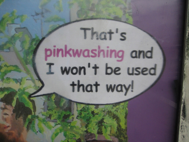 Campaign against Pinkwashing in San Francisco LGBT Festival