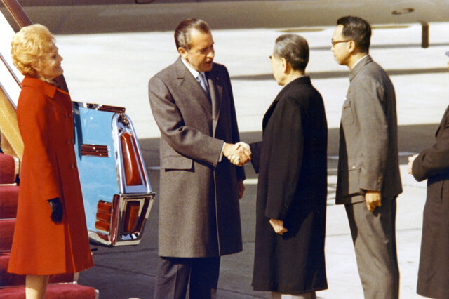 Nixon visits China