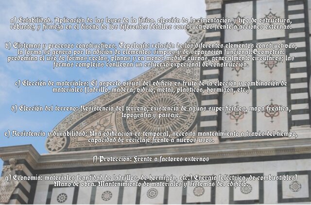 Los 3 principios de Vitruvio