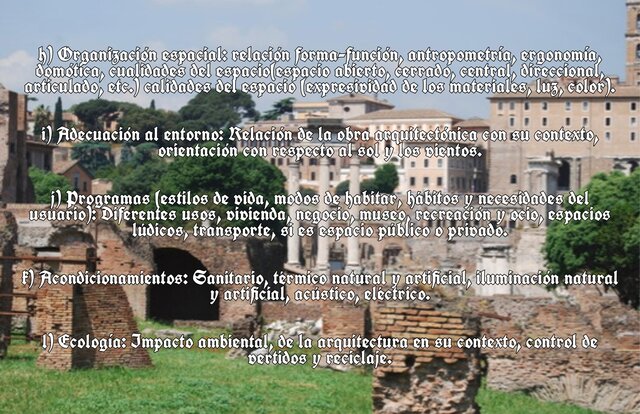 Los 3 principios de Vitruvio