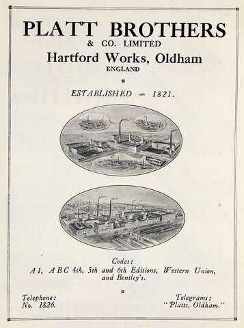 Toyoda e a Platt Brothers