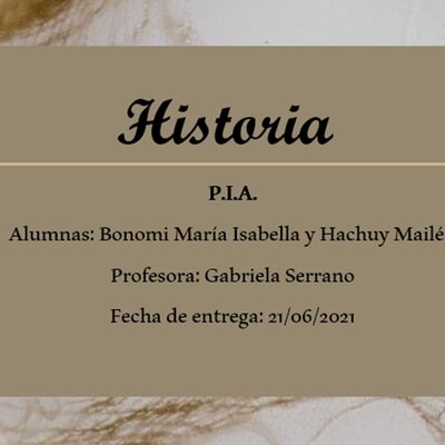 Timeline: Linea del Timpo P.I.A. Historia