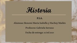 Timeline: Linea del Timpo P.I.A. Historia