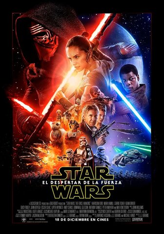 Lanzamiento de la película “Star Wars o Episodio VII: El despertar de la fuerza”