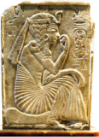 Tavoletta in argilla che raffigura il faraone Ramses II