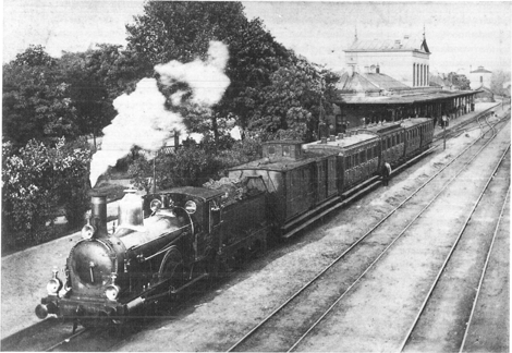 eerste spoorlijn gereed in Engeland