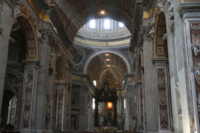 Michaelangelo named chief architect of St. Peter's Basilica
