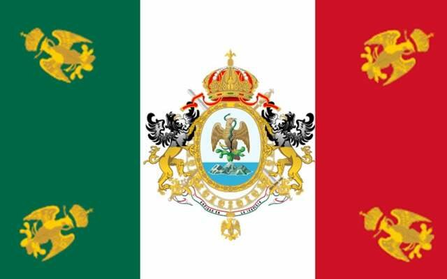mexico con banderas