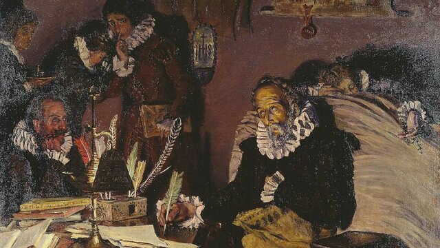 Recaudador de impuestos y los comienzos de "El Quijote"