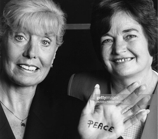 Betty Williams y Mairead Corrigan