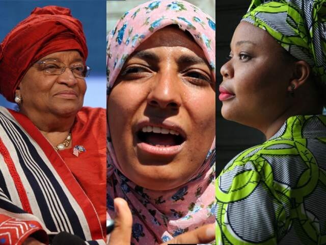 Ellen Johnson Sirleaf, Leymah Gbowee y Tawakkul Karman