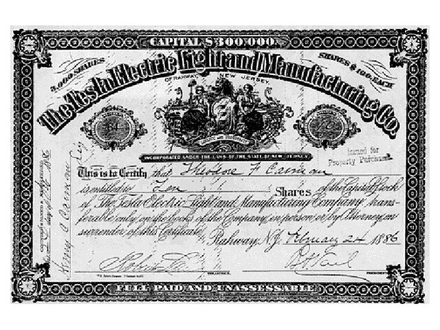 Tesla funda Tesla Electric Light & Manufacturing.