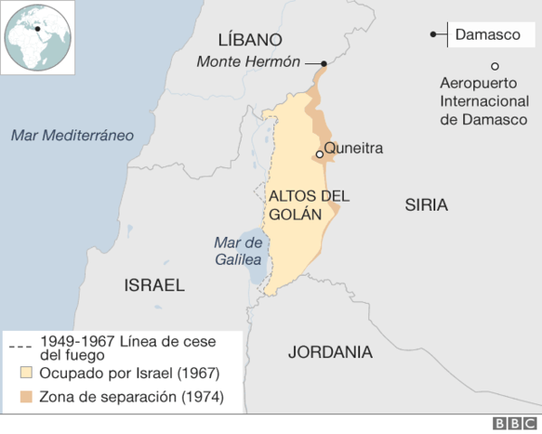 Israel anexa formalmente el Golán sirio