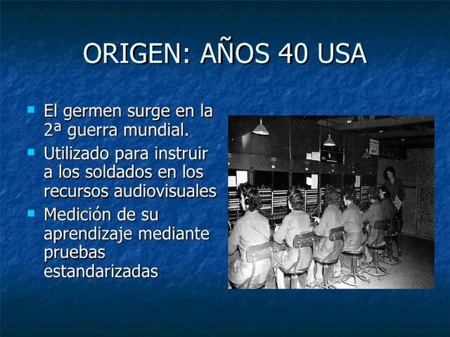 origenes delas tecnologias educativas