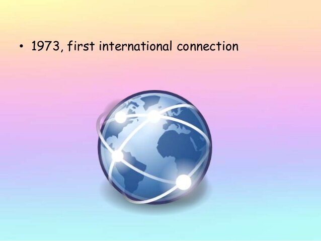 Primera conexion Internacional