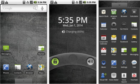 Android 2.0 y 2.1 Éclair – El primer gran rediseño de la historia