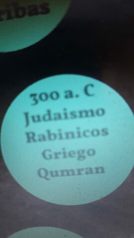 JUDAÍSMO, RABÍNICOS, GRIEGO, QUMRÁN