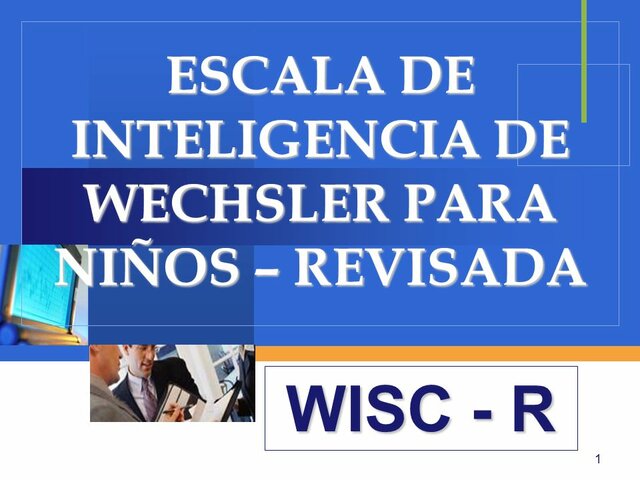 DAVID WECHSLER (TEORIA PSICOMETRICA)