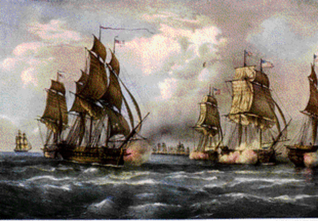 John Paul Jones defeats the Serapis