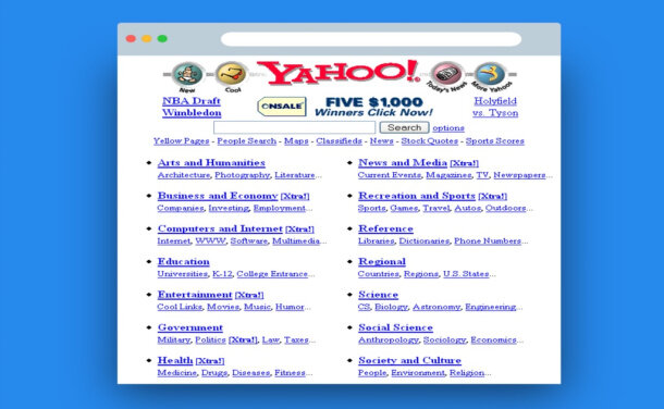 Creacion de YAHOO