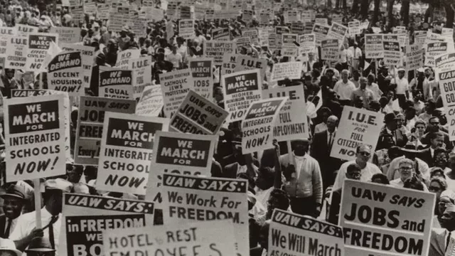 marche vers Washington pour le travail et la liberté