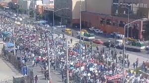 Marcha de trabajadores de la salud