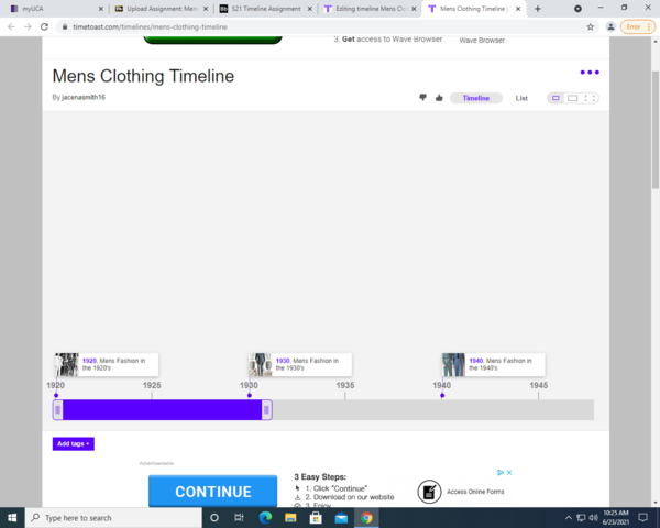 Mens Clothing changes