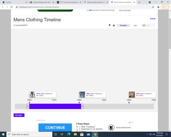 Mens Clothing changes