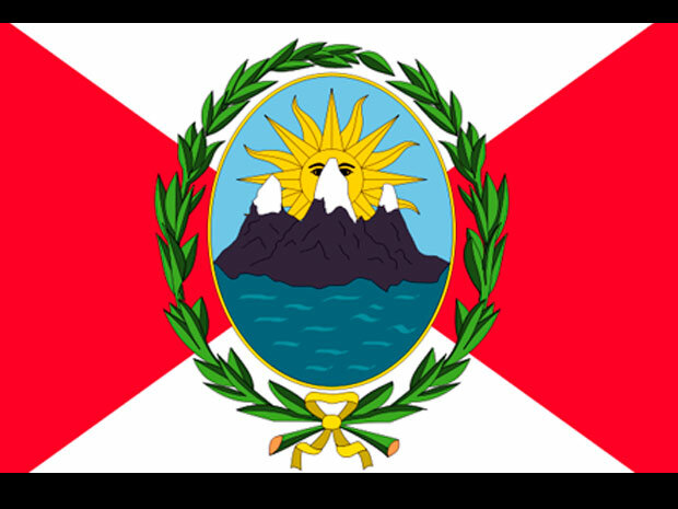 Establecimiento de la primera bandera y escudo del Perú