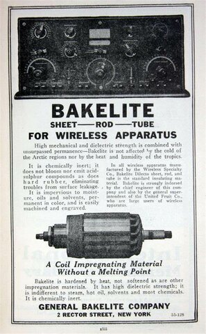 Creacion Compañía General Bakelite en los EE.UU,