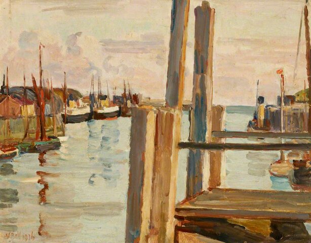 Newhaven Harbour-Vanessa Bell